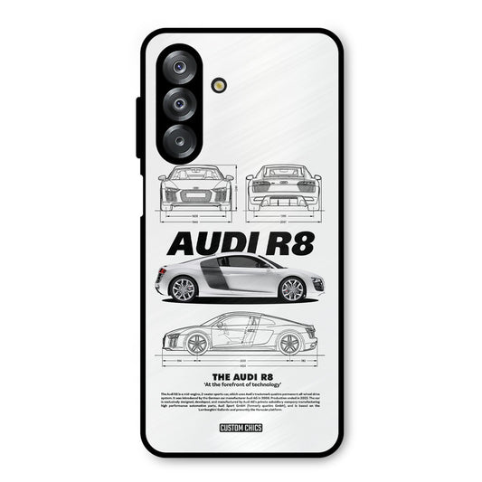 White Supercar Samsung Galaxy A26 Mobile Back Cover - Car&Bike PrintShield Case