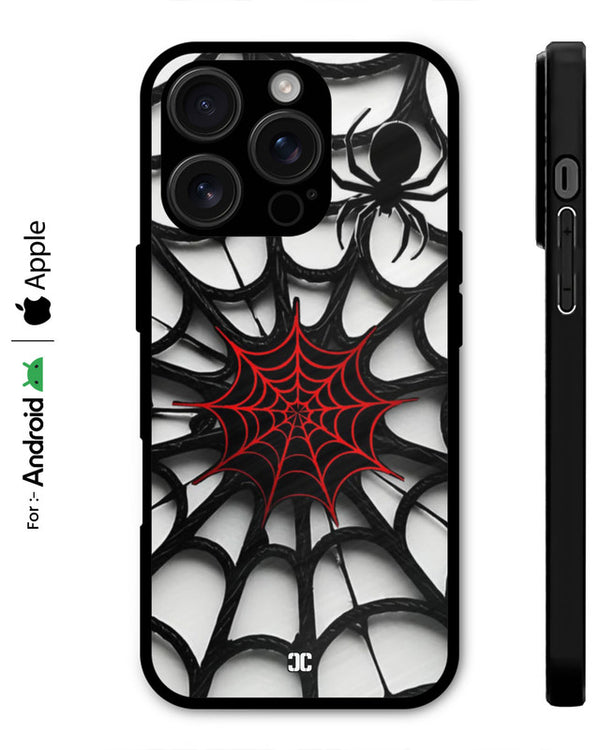 White Webs Case – Premium PrintShield Mobile Cover