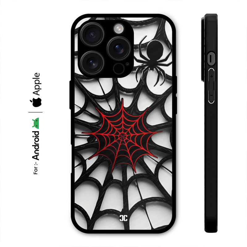 White Webs Case – Premium PrintShield Mobile Cover