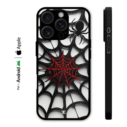 White Webs Case – Premium PrintShield Mobile Cover