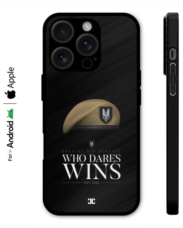 Who Dares Case – Premium PrintShield Mobile Cover