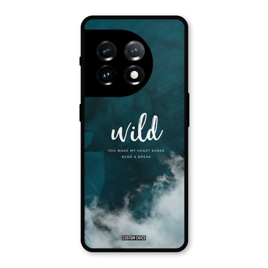 Wild Cloud OnePlus 11 Mobile Back Cover - Typography PrintShield Case