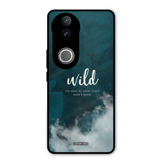 Wild Cloud Vivo V50e Mobile Back Cover - Typography PrintShield Case