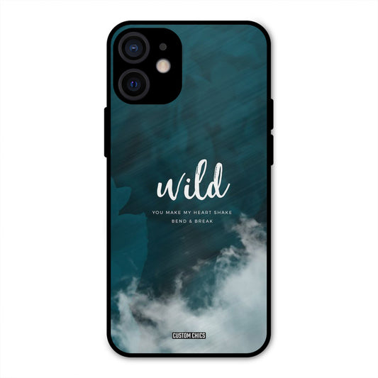 Wild Cloud iPhone 12 Mini Mobile Back Cover - Typography PrintShield Case