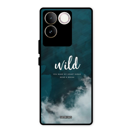 Wild Cloud Vivo T2 Pro Mobile Back Cover - Typography PrintShield Case