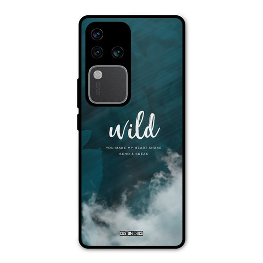 Wild Cloud Vivo V30 Pro Mobile Back Cover - Typography PrintShield Case