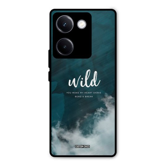 Wild Cloud Vivo Y300 Plus Mobile Back Cover - Typography PrintShield Case