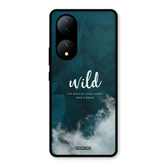 Wild Cloud Vivo Y100 Mobile Back Cover - Typography PrintShield Case