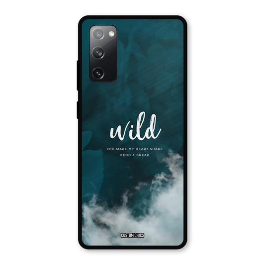 Wild Cloud Samsung Galaxy S20 FE 5G Mobile Back Cover - Typography PrintShield Case