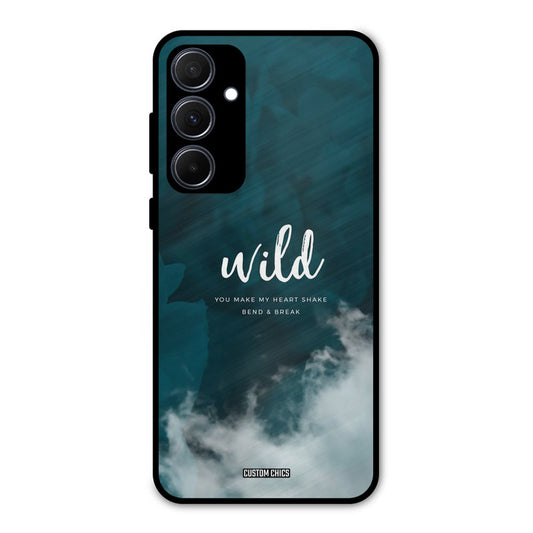 Wild Cloud Samsung Galaxy A35 5G Mobile Back Cover - Typography PrintShield Case