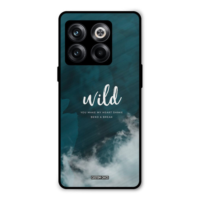 Wild Cloud Oneplus 10T Mobile Back Cover - Typography PrintShield Case