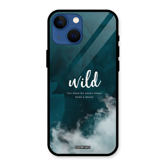 Wild Cloud iPhone 13 Mini Mobile Back Cover - Typography PrintShield Case