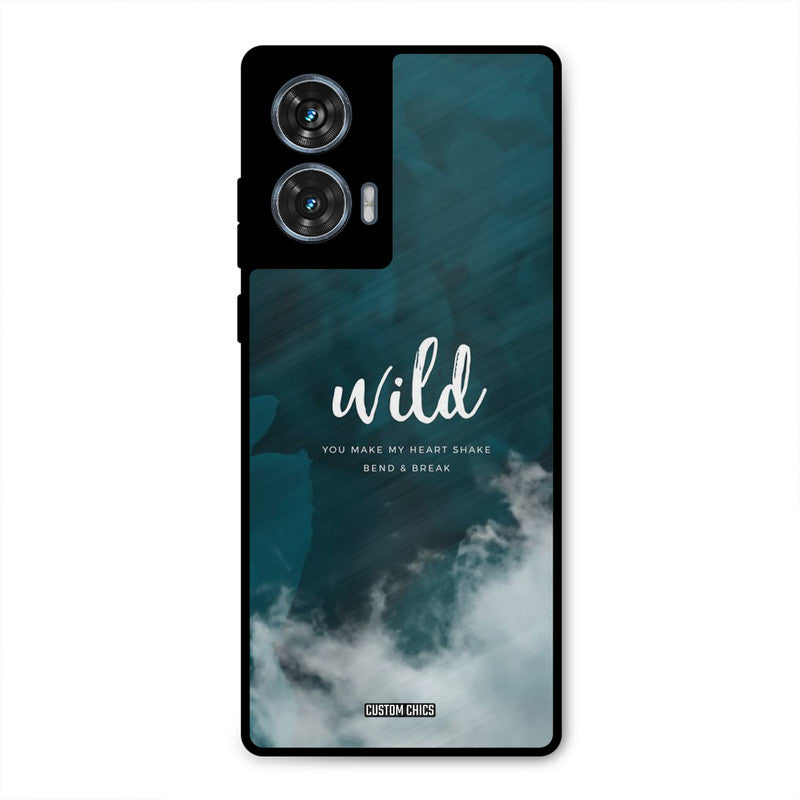 Wild Cloud Motorola Edge 50 Fusion Mobile Back Cover - Typography PrintShield Case