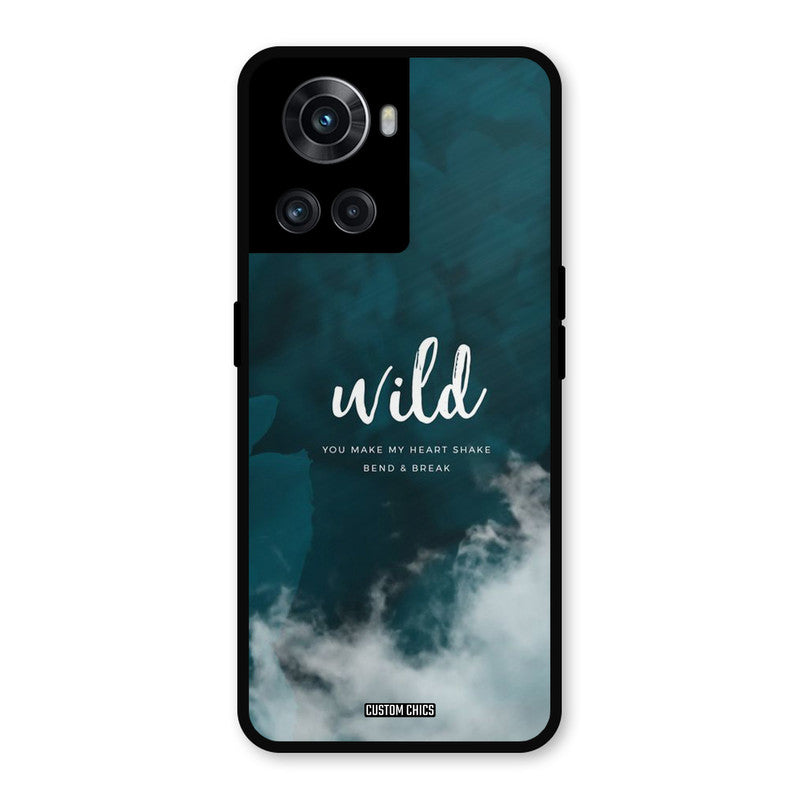 Wild Cloud OnePlus 10R Mobile Back Cover - Typography PrintShield Case