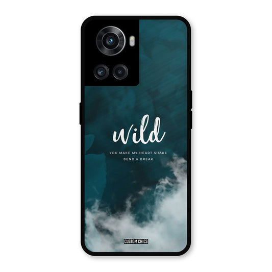 Wild Cloud OnePlus 10R Mobile Back Cover - Typography PrintShield Case
