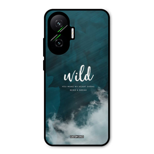 Wild Cloud Poco F7 5G Mobile Back Cover - Typography PrintShield Case