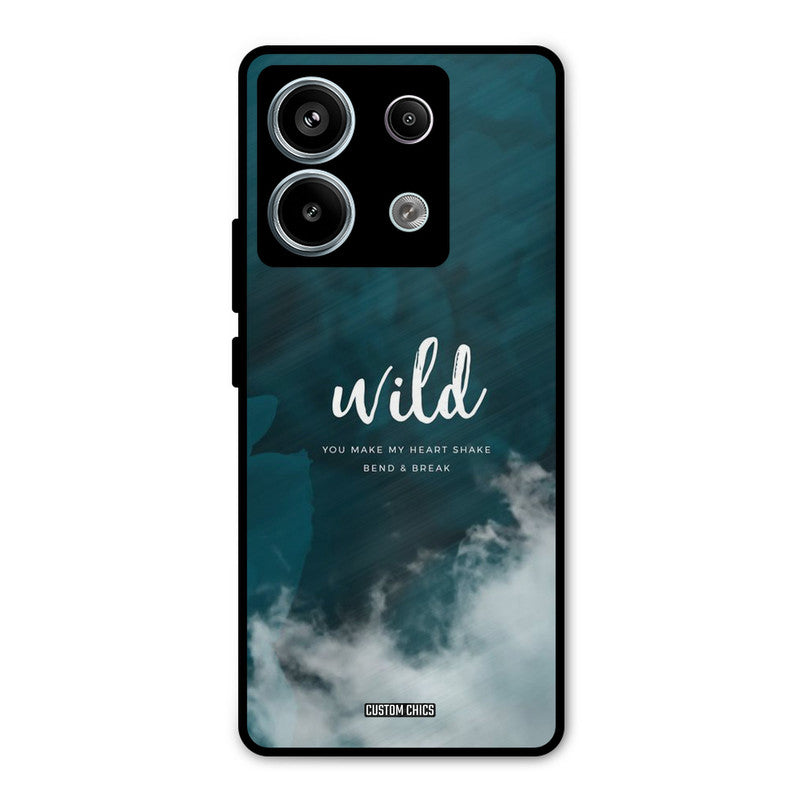 Wild Cloud Redmi Note 13 Pro 5G Mobile Back Cover - Typography PrintShield Case