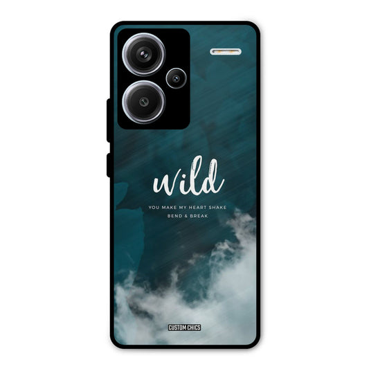 Wild Cloud Redmi Note 13 Pro Plus Mobile Back Cover - Typography PrintShield Case