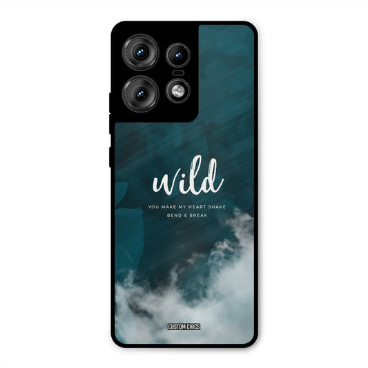 Wild Cloud Motorola Edge 50 Pro Mobile Back Cover - Typography PrintShield Case