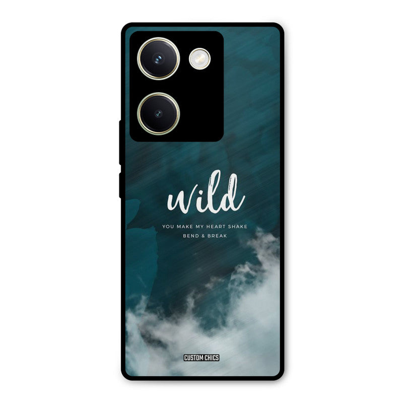 Wild Cloud Vivo Y200 Pro Mobile Back Cover - Typography PrintShield Case