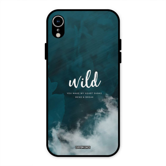 Wild Cloud iPhone XR Mobile Back Cover - Typography PrintShield Case