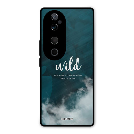 Wild Cloud Vivo V40 Pro Mobile Back Cover - Typography PrintShield Case