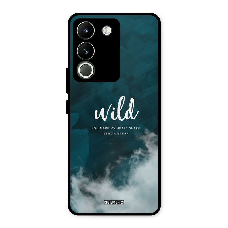 Wild Cloud Vivo Y200 Mobile Back Cover - Typography PrintShield Case