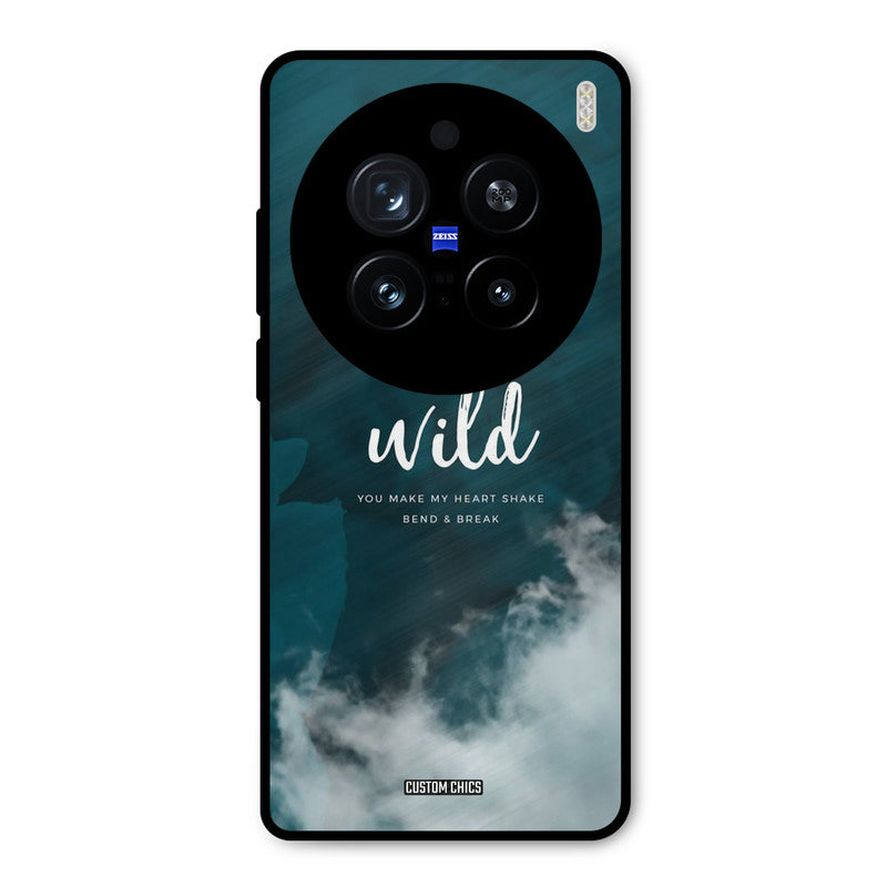 Wild Cloud Vivo X200 Pro Mobile Back Cover - Typography PrintShield Case