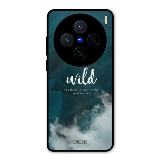 Wild Cloud Vivo X200 Mobile Back Cover - Typography PrintShield Case