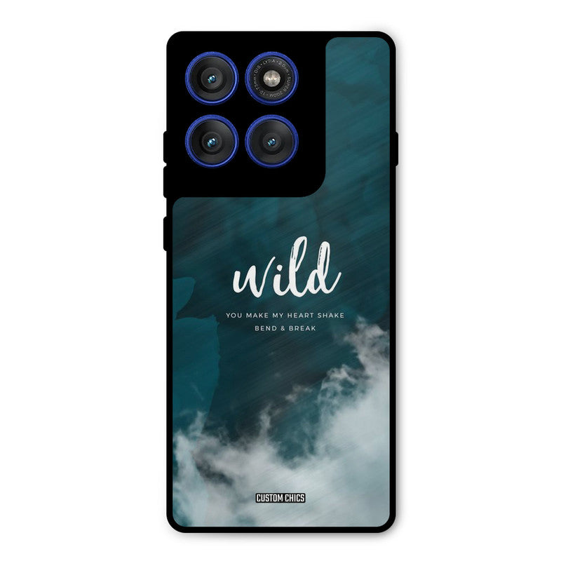 Wild Cloud Motorola Edge 60 Pro Mobile Back Cover - Typography PrintShield Case