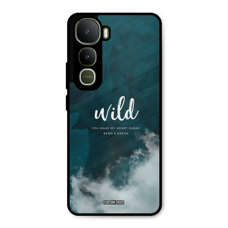 Wild Cloud Vivo Y400 Mobile Back Cover - Typography PrintShield Case