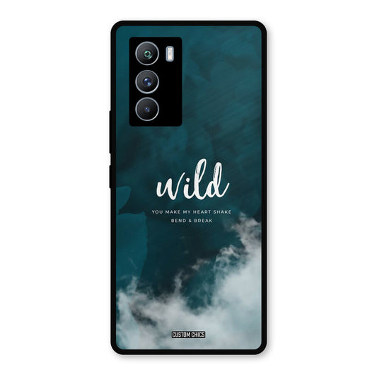Wild Cloud iQOO 9SE Mobile Back Cover - Typography PrintShield Case