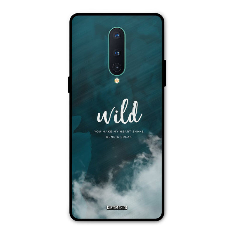 Wild Cloud Oneplus 8 Mobile Back Cover - Typography PrintShield Case
