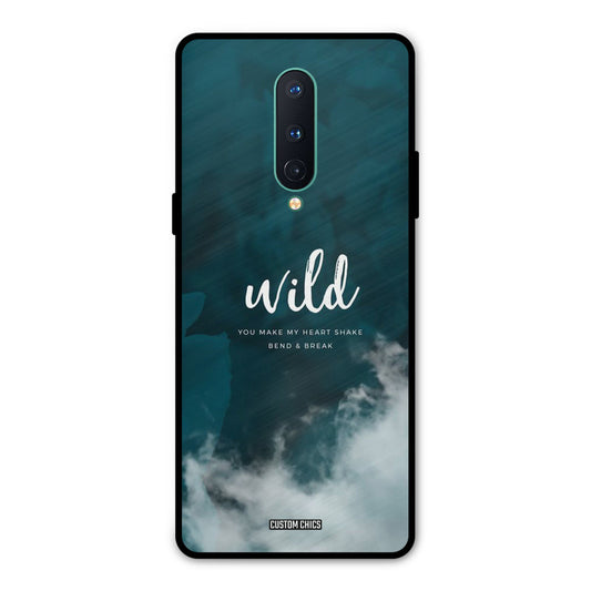 Wild Cloud Oneplus 8 Mobile Back Cover - Typography PrintShield Case