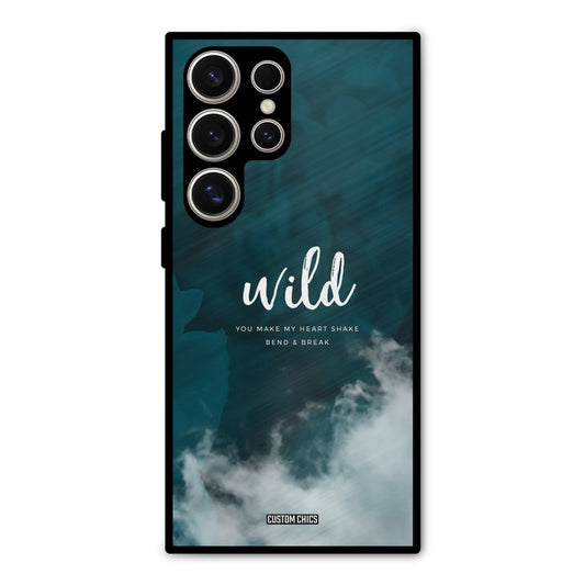 Wild Cloud Samsung Galaxy S24 Ultra Mobile Back Cover - Typography PrintShield Case