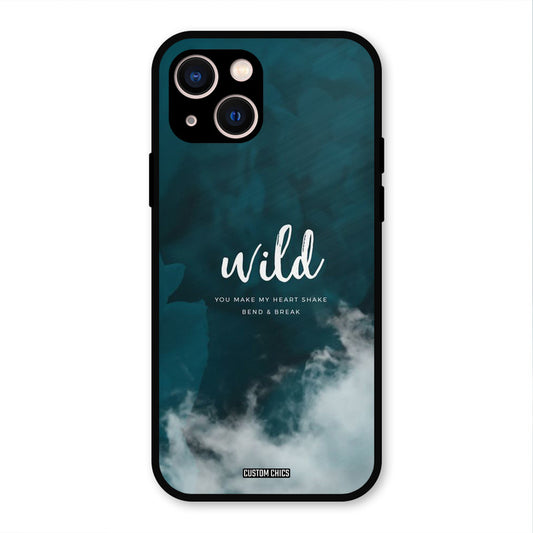 Wild Cloud iPhone 13 Mobile Back Cover - Typography PrintShield Case