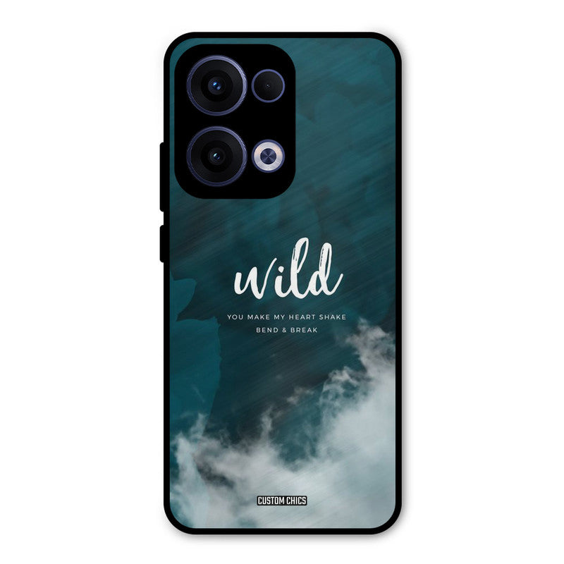 Wild Cloud Oppo Reno 13 5G Mobile Back Cover - Typography PrintShield Case