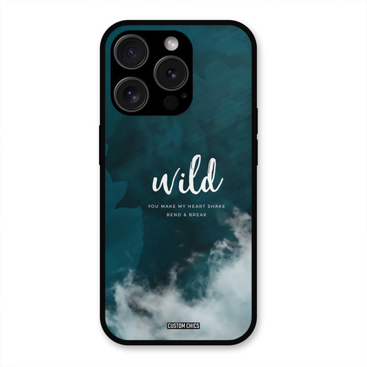 Wild Cloud iPhone 15 Pro Max Mobile Back Cover - Typography PrintShield Case