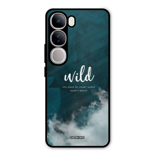 Wild Cloud Vivo Y300 Mobile Back Cover - Typography PrintShield Case