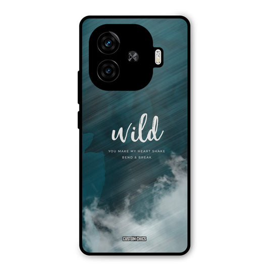 Wild Cloud iQoo Neo 10R Mobile Back Cover - Typography PrintShield Case