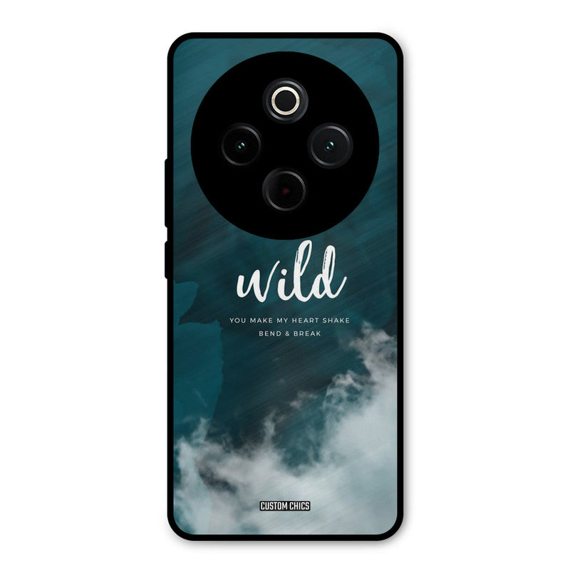 Wild Cloud iQoo Z10 Mobile Back Cover - Typography PrintShield Case