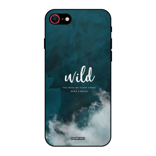 Wild Cloud iPhone SE 2020 Mobile Back Cover - Typography PrintShield Case