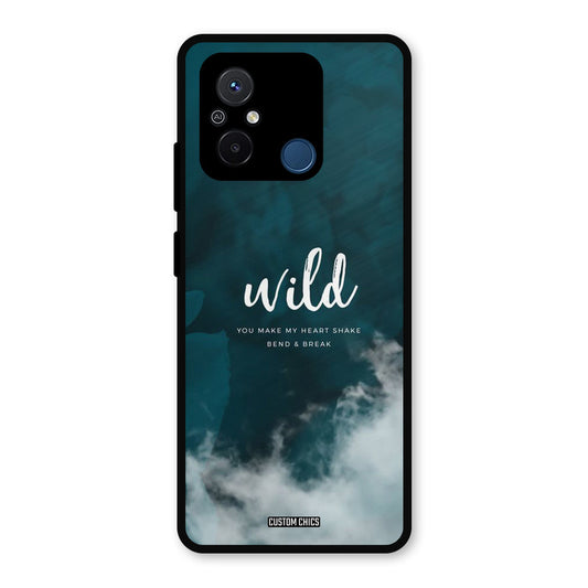 Wild Cloud Redmi 12c Mobile Back Cover - Typography PrintShield Case