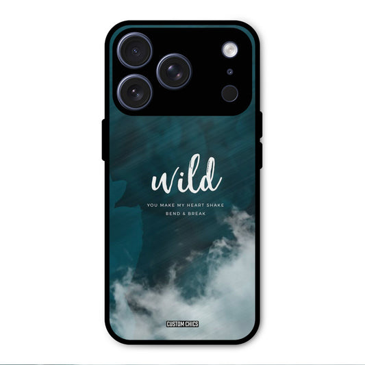 Wild Cloud iPhone 17 Pro Max Mobile Back Cover - Typography PrintShield Case