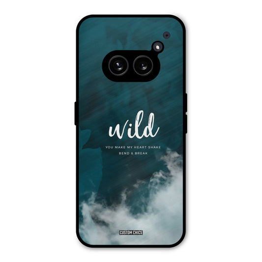 Wild Cloud Nothing Phone 2a Mobile Back Cover - Typography PrintShield Case