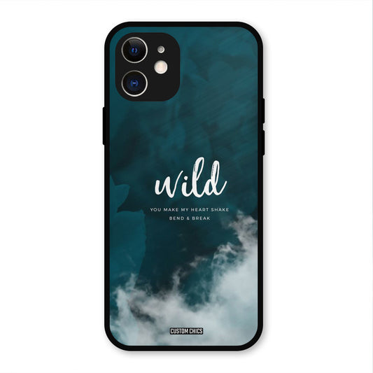 Wild Cloud iPhone 12 Mobile Back Cover - Typography PrintShield Case