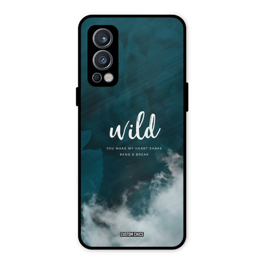 Wild Cloud OnePlus Nord 2 5G Mobile Back Cover - Typography PrintShield Case