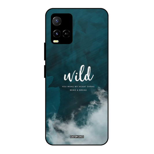 Wild Cloud Vivo Y33s Mobile Back Cover - Typography PrintShield Case