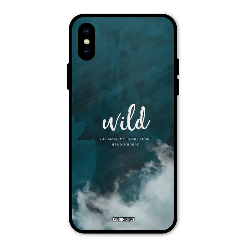 Wild Cloud iPhone X Mobile Back Cover - Typography PrintShield Case