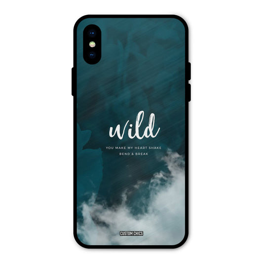 Wild Cloud iPhone X Mobile Back Cover - Typography PrintShield Case